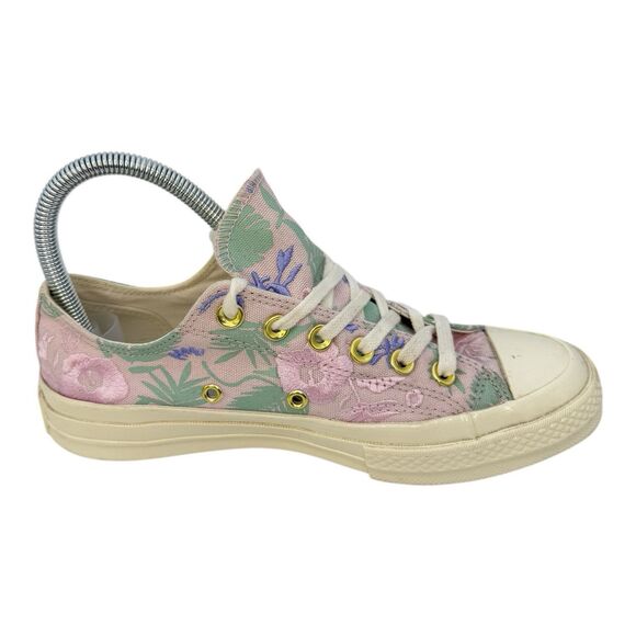 Converse Chuck 70 'Palm Print' Embrodiered Low Top Sneaker Mens 5 Womens 7 - Picture 3 of 8